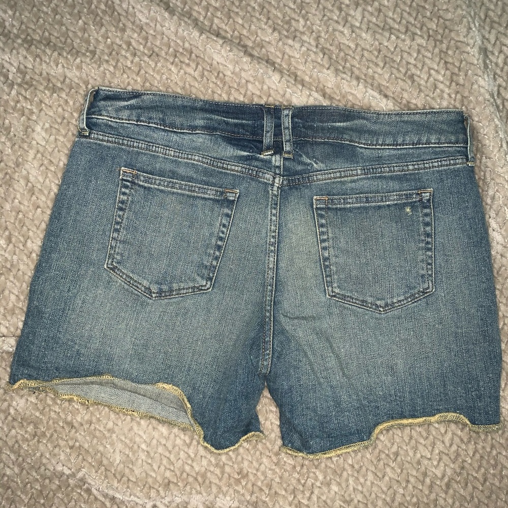 Light blue denim shorts. Size 12